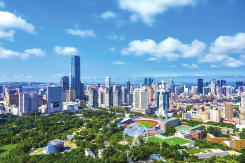 大連市區鳥瞰圖。大連市委宣傳部/供圖
